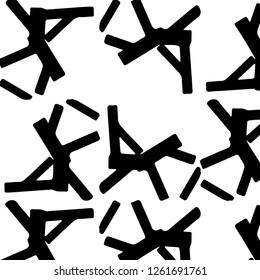 Abstract vector monochrome background. Halftone illustration pattern