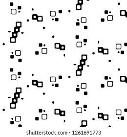 Abstract vector monochrome background. Halftone illustration pattern