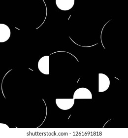 Abstract vector monochrome background. Halftone illustration pattern