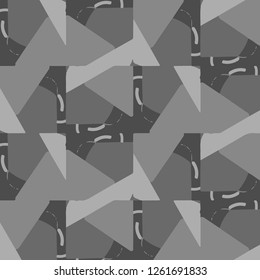 Abstract vector monochrome background. Halftone illustration pattern