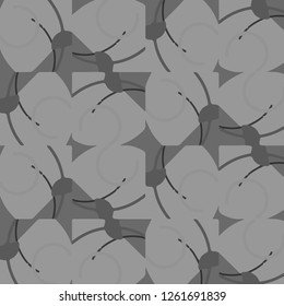 Abstract vector monochrome background. Halftone illustration pattern