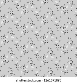 Abstract vector monochrome background. Halftone illustration pattern