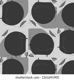 Abstract vector monochrome background. Halftone illustration pattern