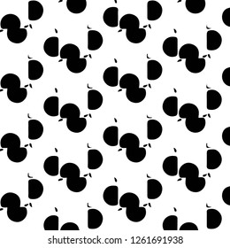 Abstract vector monochrome background. Halftone illustration pattern