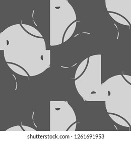 Abstract vector monochrome background. Halftone illustration pattern