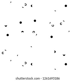 Abstract vector monochrome background. Halftone illustration pattern