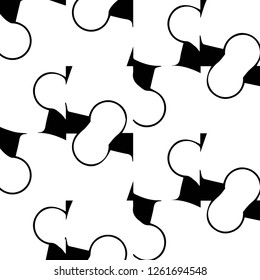 Abstract vector monochrome background. Halftone illustration pattern