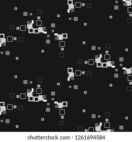 Abstract vector monochrome background. Halftone illustration pattern