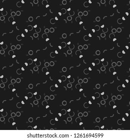 Abstract vector monochrome background. Halftone illustration pattern