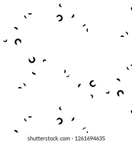 Abstract vector monochrome background. Halftone illustration pattern