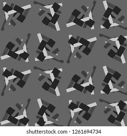 Abstract vector monochrome background. Halftone illustration pattern
