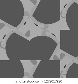 Abstract vector monochrome background. Halftone illustration pattern