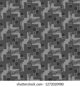 Abstract vector monochrome background. Halftone illustration pattern