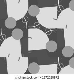 Abstract vector monochrome background. Halftone illustration pattern