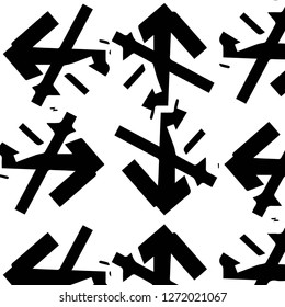 Abstract vector monochrome background. Halftone illustration pattern
