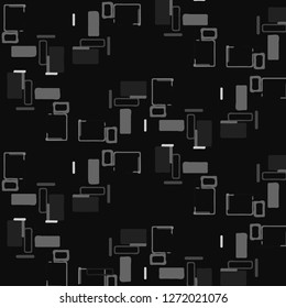 Abstract vector monochrome background. Halftone illustration pattern