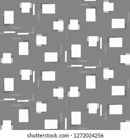 Abstract vector monochrome background. Halftone illustration pattern