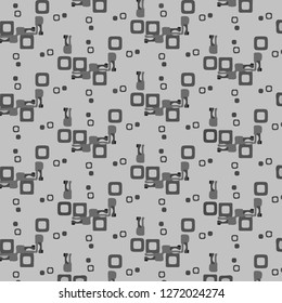Abstract vector monochrome background. Halftone illustration pattern