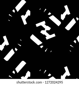 Abstract vector monochrome background. Halftone illustration pattern