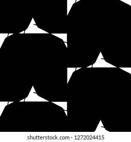 Abstract vector monochrome background. Halftone illustration pattern