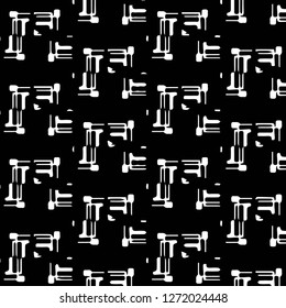 Abstract vector monochrome background. Halftone illustration pattern