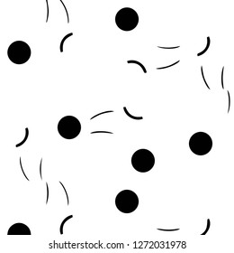 Abstract vector monochrome background. Halftone illustration pattern