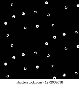 Abstract vector monochrome background. Halftone illustration pattern