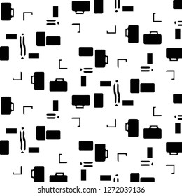 Abstract vector monochrome background. Halftone illustration pattern