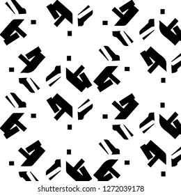 Abstract vector monochrome background. Halftone illustration pattern