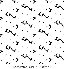 Abstract vector monochrome background. Halftone illustration pattern