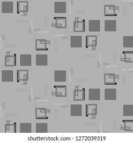 Abstract vector monochrome background. Halftone illustration pattern
