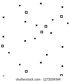 Abstract vector monochrome background. Halftone illustration pattern