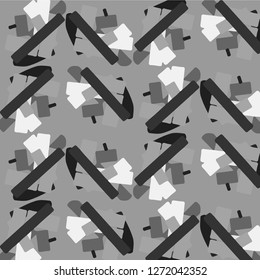 Abstract vector monochrome background. Halftone illustration pattern