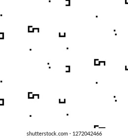 Abstract vector monochrome background. Halftone illustration pattern