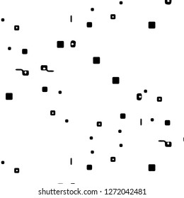 Abstract vector monochrome background. Halftone illustration pattern