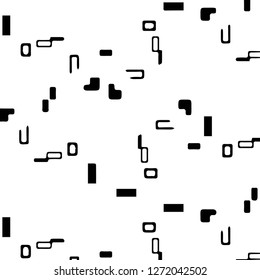 Abstract vector monochrome background. Halftone illustration pattern