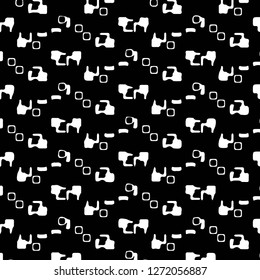 Abstract vector monochrome background. Halftone illustration pattern