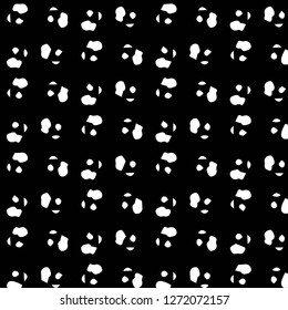Abstract vector monochrome background. Halftone illustration pattern