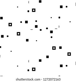 Abstract vector monochrome background. Halftone illustration pattern
