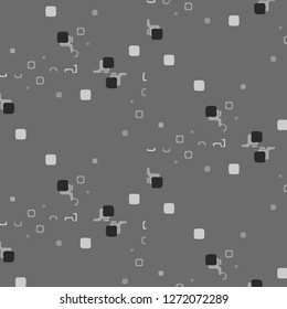 Abstract vector monochrome background. Halftone illustration pattern