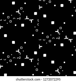 Abstract vector monochrome background. Halftone illustration pattern