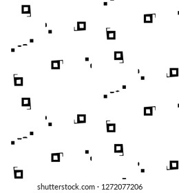 Abstract vector monochrome background. Halftone illustration pattern