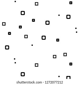 Abstract vector monochrome background. Halftone illustration pattern