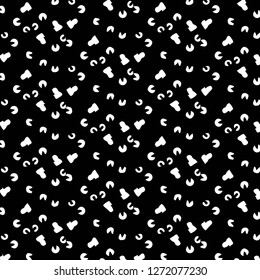 Abstract vector monochrome background. Halftone illustration pattern