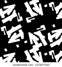 Abstract vector monochrome background. Halftone illustration pattern