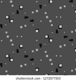 Abstract vector monochrome background. Halftone illustration pattern