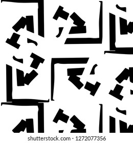 Abstract vector monochrome background. Halftone illustration pattern