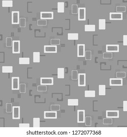 Abstract vector monochrome background. Halftone illustration pattern