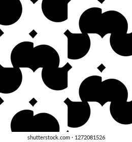Abstract vector monochrome background. Halftone illustration pattern