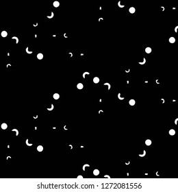 Abstract vector monochrome background. Halftone illustration pattern